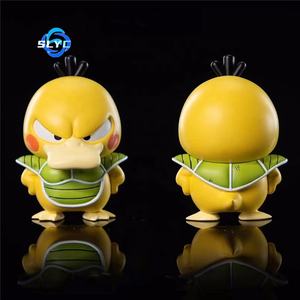 Pokemoned GK Psyduck Cosplay <span class=keywords><strong>Cell</strong></span> Q версия аниме фигурка модель орнамента оптом - Product Image 3