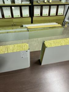 Panneau sandwich de type S léger, ignifuge, <span class=keywords><strong>hydrofuge</strong></span>, résistant à l'humidité, isolant thermique et acoustique, pour cloisons intérieures - Product Image 4