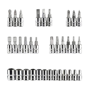 Bộ cờ lê Ratchet 46 món, đầu nối 1/4 inch, hệ mét, kèm thanh nối dài, dụng cụ cầm tay, hộp đựng, dùng cho sửa chữa ô tô, làm vườn - Product Image 5
