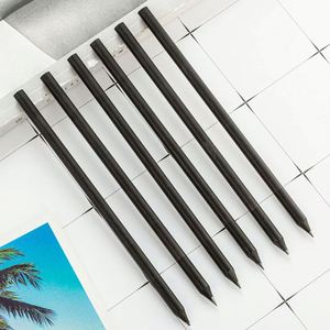 Fournisseur de papeterie, crayons à dessin en graphite professionnels, crayons ronds noirs HB, lot en vrac avec logo personnalisé imprimé - Product Image 4