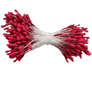 Paquete de 350 Piezas de Pistilos de Flores Hechos a Mano de 2 mm, Color Mate, Estambres Artificiales para Manualidades, Ramos de Flores con Limpiapipas - Product Image 5