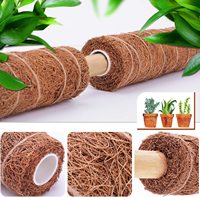 Perche grimpante en mousse de coco, plante grimpante, de grande taille, 15-24 pouces, avec boîte d'emballage personnalisée