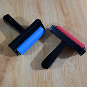 Rouleaux de presse-caoutchouc souples bleus, rouges et noirs pour la peinture au diamant, l'artisanat, la gravure, le collage, l'impression et les outils de tamponnage Longte - Product Image 6