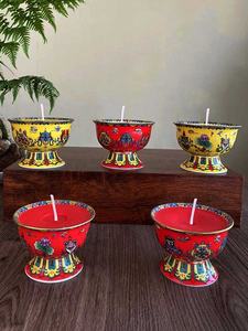 Lampe au beurre Led en forme de bougie, décoration, activités religieuses, bouddhisme, doré, inde, <span class=keywords><strong>Tibet</strong></span>, asie <span class=keywords><strong>du</strong></span> sud-est - Product Image 5