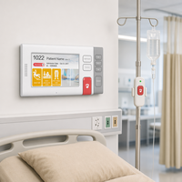 Botón Inalámbrico de Comunicación para Pacientes en Hospitales, Alarma Visual Centralizada para Estaciones Médicas y Pasillos