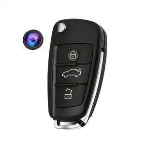 Grosir mini kunci mobil video cam-Gantungan Kunci Kamera Tersembunyi Mini 1080P, Gantungan Kunci Mobil Portabel, Kamera Kecil Deteksi Gerakan Perekaman Video dengan Penglihatan Malam