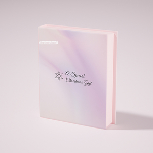 Calendario de Adviento Magnético Rosa con Cajón, Caja de Cuenta Regresiva Navideña Hecha a Mano para Cosméticos, Crema Facial, Polvo Suelto - Product Image 3
