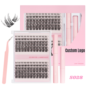 Nuevo Kit de Pestañas en Racimo, Longitud Mixta de 8-16 mm, Aspecto Natural, Resistentes al Agua, Pestañas en Racimo DIY, Kit de Segmentos de Pestañas en Racimo - Product Image 1