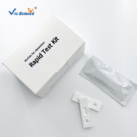 Kit de bandelettes de test d'aflatoxine B1 haute sensibilité pour la détection de mycotoxines, cassette de test en plastique, 20 tests/kit, dosage en 5-10 minutes pour céréales