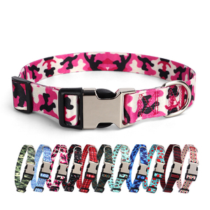 Perlengkapan Hewan Peliharaan Motif Eksplosif, Pola Kamuflase, Garis Etnik, Dapat Diukir pada Kalung Hewan Peliharaan - Product Image 1