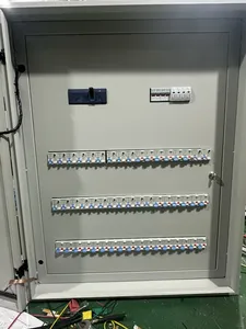Caja De Distribución Eléctrica IP44 Montaje En Pared - Distribuidor De Corriente Con Enchufes Schuko Y 5 Polos