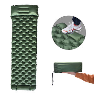 קל מתנפח עם מובנה רגל משאבת נוסף עבה קמפינג מחצלת שינה מתנפחת כרית - Product Image 2