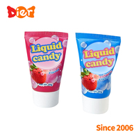Bonbons en gros, étiquette privée personnalisée, nouveau design, chewing-gum liquide, confiture aromatisée aux fruits, boîte en forme de dessin animé, sans additifs