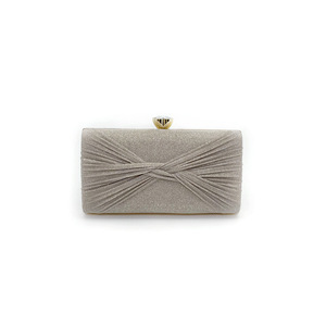 European and American Fashion Evening Bag Ruched <b>Bow</b> Small Square Bag, Party Clutch Crossbody Bag for Women - Product Image 5