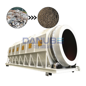 Trommel rotatif chinois pour le criblage du sol, idéal pour les usines de compostage et la triage des déchets de recyclage - Product Image 1