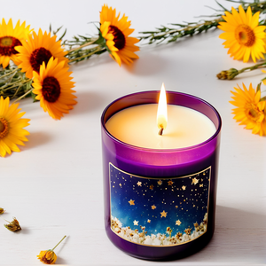 Nouvelles bougies parfumées en cire <span class=keywords><strong>de</strong></span> soja <span class=keywords><strong>de</strong></span> luxe Aroma Moonlight Flower, modernes, pour les occasions festives, étiquette privée, longue durée <span class=keywords><strong>de</strong></span> combustion - Product Image 3
