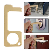 Porte-clés multifonctionnel en alliage de zinc, gravé au laser avec logo personnalisé, ouvre-bouteille, poignée de porte, pour cadeaux promotionnels