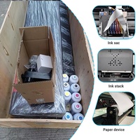 Machine d'impression de bannières flexibles de 6 pieds, imprimante industrielle par sublimation sur tissu, imprimante grand format, machine d'impression flexibles de 6 pieds