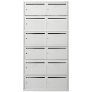 Waterproof Metal Steel Apartment Postbox Drop <b>Box</b> for Outdoor Letter and Parcel Storage With Lock for Home Use - Product Image 2