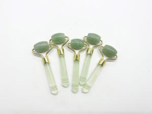 Rose Quartz <b>Roller</b> Massage <b>Roller</b> White Jade Face <b>Massager</b> with Box High Quality Aventurine <b>Roller</b> Guasha - Product Image 3