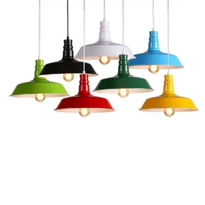 Nordic Single Head E27 <strong>Fitting</strong> Industrial Hanging Pendant <strong>Light</strong> Colorful Restaurant <strong>Kitchen</strong> Island Cafe Bar Hanging <strong>Lights</strong> - Product Image 5
