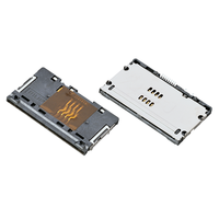 Lecteur de cartes intelligentes MUP Reverse avec protection anti-poussière, haute durabilité, connecteur de carte IC pour récepteurs satellite numériques, décodeurs de télévision par satellite