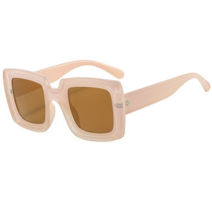 Psn <b>Square</b> <b>Sunglasses</b> Full Rim Uv400 Unisex Fashion Sun Protection Adult - Product Image 3