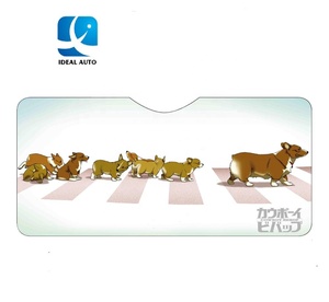 Tự động xe phía trước Kính Chắn Gió Đôi bạc màu dù để che nắng PE bong bóng có thể gập lại xe dù để che nắng xe Sun Shades Bạc dù để che nắng - Product Image 1