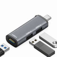 Adaptador Multipuerto USB C a USB Hub 3 Puertos USB 3.0 + USB 2.0 Tipo-C OTG para Laptop PC