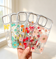 Desain Cetak Casing Ponsel Kustom, Casing Belakang Transparan Magnetik untuk iPhone 15 16 17 18 Pro Max, Casing Ponsel Cantik untuk Wanita