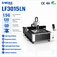 Machine de Découpe Laser Fibre CNC 3015 pour Tôles, 1000W 1500W 2000W 3000W, Fabricant OEM Chinois à Bas Prix