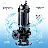 Pompa Limbah Submersible Tekanan Tinggi Suhu Tinggi 380V 100C Pompa Drainase Sentrifugal Air Panas untuk Spa Aromaterapi OEM