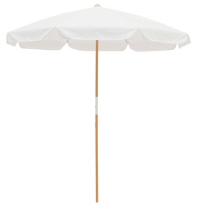 Paraguas Amalfi de lujo de 7,5 pies personalizado, resistente al viento, resistente, poste de madera, sombrilla para <span class=keywords><strong>patio</strong></span>, piscina al aire libre, lado de la playa, con embellecedor - Product Image 5