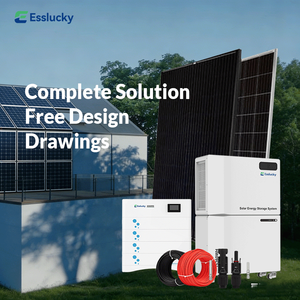 Sistema Solar Híbrido de 12kW, Kit Completo con Batería para Uso Doméstico - Product Image 6