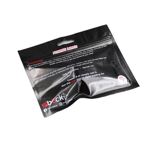 การพิมพ์แบบกําหนดเองถุงบรรจุภัณฑ์เหยื่อพลาสติกอ่อน Ziplock ถุงใสใสสําหรับ<span class=keywords><strong>หนอน</strong></span>ล่อตกปลา - Product Image 1