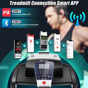 EU Fast Folding With Auto 15% Incline Heavy Duty <b>Running</b> <b>Machine</b> for Home With LED Screen Exercise Professional - Product Image 2
