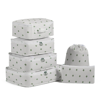 Compression 6 Set Cubes D'emballage pour Essentiels De Voyage 6 Pièces Valise Organisateur Sacs
