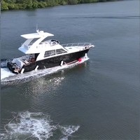 Yacht de sport de luxe de 15m à vendre pour croiseur de cabine de 50 pieds-pour la pêche Tours de vitesse Visites et divertissements Croisière