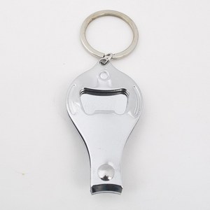 Logotipo personalizado Singapur París recuerdo <span class=keywords><strong>barato</strong></span> acero inoxidable abrebotellas cortaúñas llavero - Product Image 4