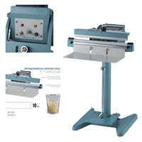 Machine à sceller au pied fiable et durable avec 8 températures réglables pour sceller les sacs de 450 mm, 45 cm, 18 pouces