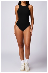 Phụ Nữ Của Hoạt Động Mặc Một Mảnh Thể Thao Thiết Lập Yoga Bodysuit Jumpsuit Thời Trang Đào Tạo Tập Thể Dục Tập Thể Dục Cơ Thể Chặt Chẽ - Product Image 5