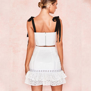 ADYABY all'ingrosso moda Sexy <span class=keywords><strong>bianco</strong></span> Broderie Anglais <span class=keywords><strong>Bustier</strong></span> <span class=keywords><strong>top</strong></span> per ragazze - Product Image 6