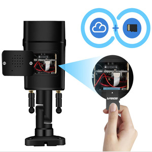 Cámara de red inalámbrica V380, cámara IP de 2MP, cámara de seguridad WiFi para exteriores con visión nocturna IR e intercomunicador de voz - Product Image 3