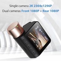 Caméra de tableau de bord de voiture de 70 M ai 2K FHD1080P caméra automatique 2k double objectif 1080p avec wifi GPS tracker DVR de voiture pour enregistrement vidéo support 128GB