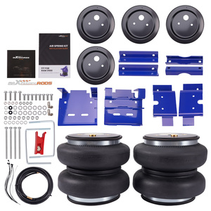 Kit de suspension pneumatique de remorquage robuste <span class=keywords><strong>MaXpeedingrods</strong></span> jusqu'à 7500 lb avec ressorts auxiliaires pour Dodge Ram <span class=keywords><strong>3500</strong></span> RWD/4WD 2019-2026 - Product Image 2