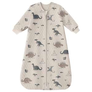 Gigoteuse pour bébé 100% coton 2,5 Tog, manches longues et double fermeture éclair, couverture d'emmaillotage - Product Image 1