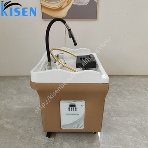 Kisen Usine En Gros Réglable Shampooing Bassin Tuyaux Connecté Évier Bol Tête Spa avec Fumigation Salon Machine - Product Image 3