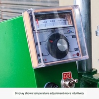 Presse à chaud manuelle compacte pour marquage à chaud, gaufrage, estampage de logos sur cuir, sacs à bulles, carton et pliage