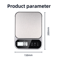 Balance de cuisine numérique haute précision personnalisée 3-10 kg 0,1 g 1 g pour herbes, aliments, bijoux, vente en gros OEM
