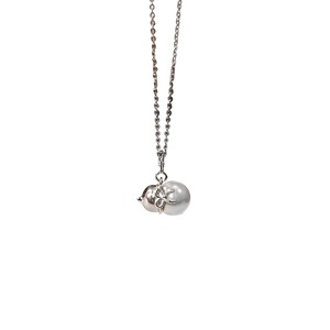 Collier avec pendentif en perles et nœud papillon en argent Sterling S925 pour femmes, accessoire de bijoux de fête à la mode coréenne - Product Image 5